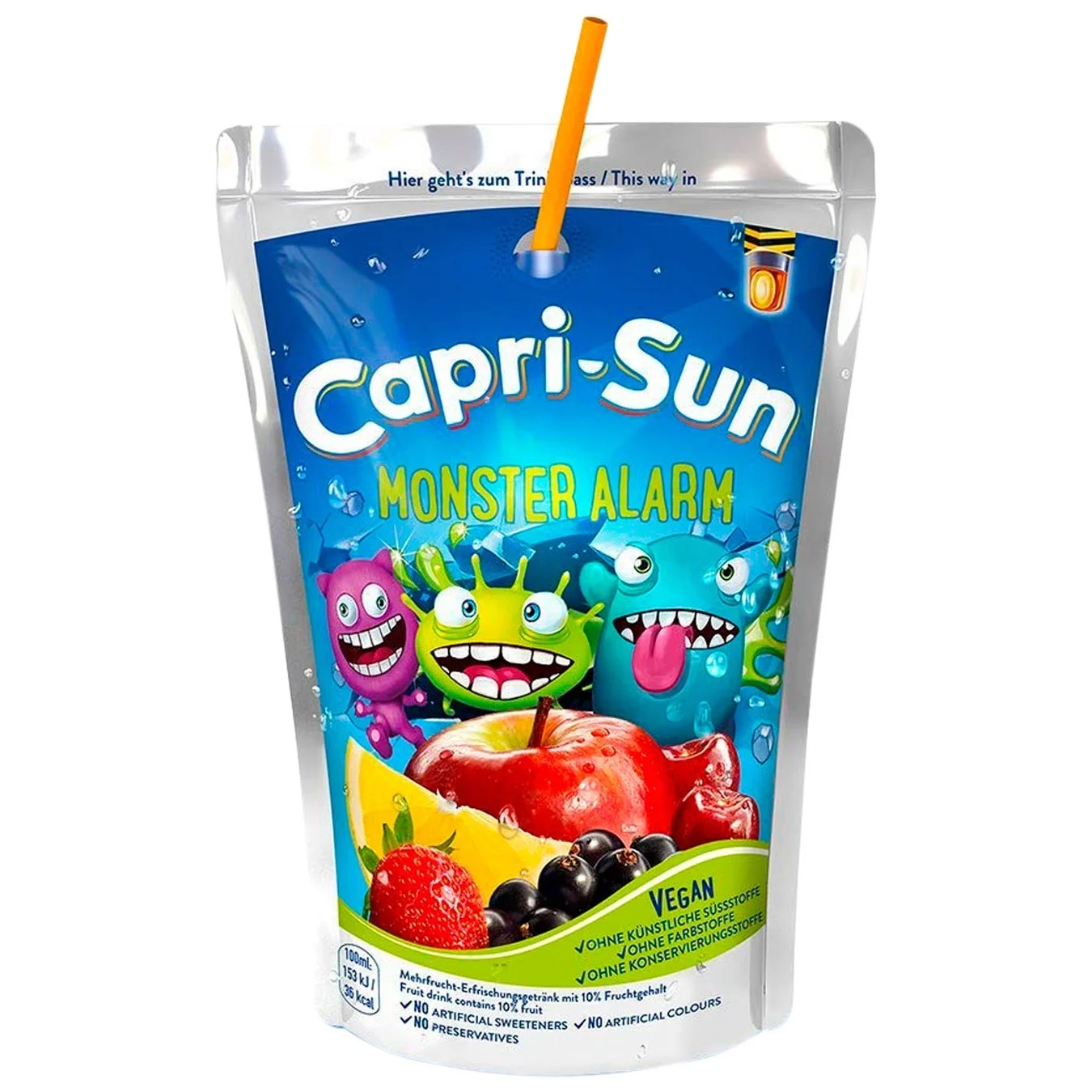 Напій соковмісний Capri Sun Monster Alarm 0,2л дой-пак