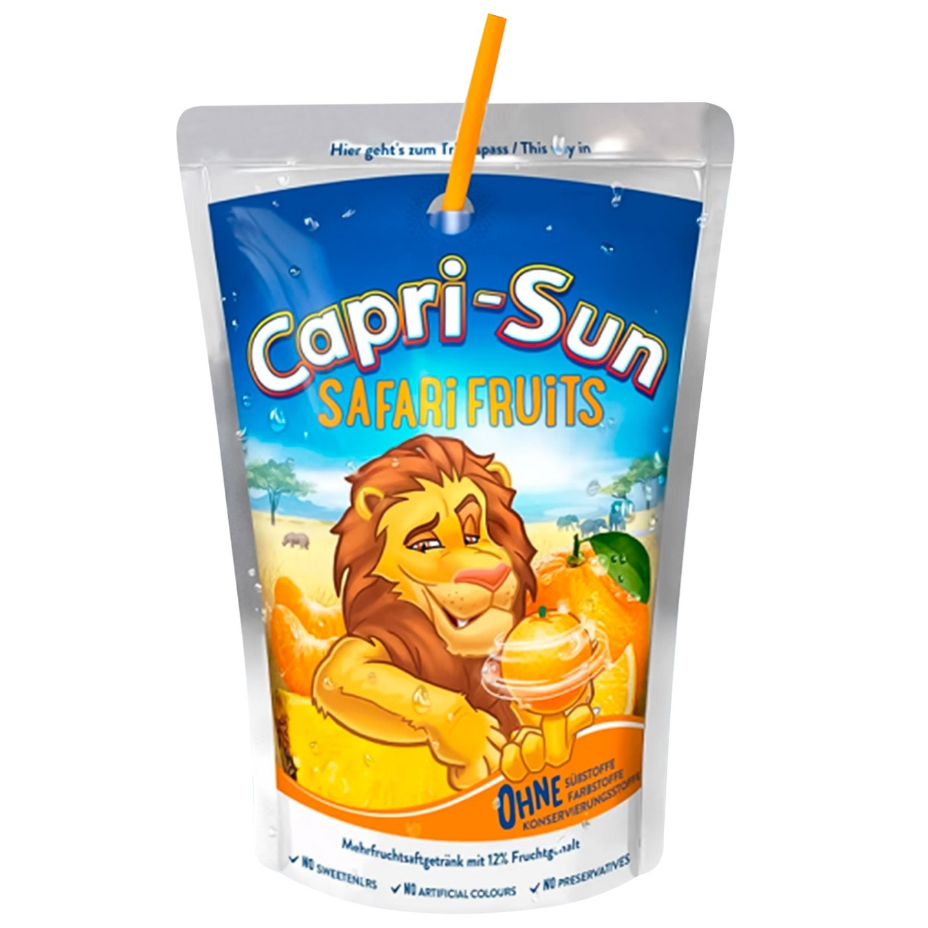 Напій соковмісний Capri Sonne Safari Fruits 0,2л дой-пак