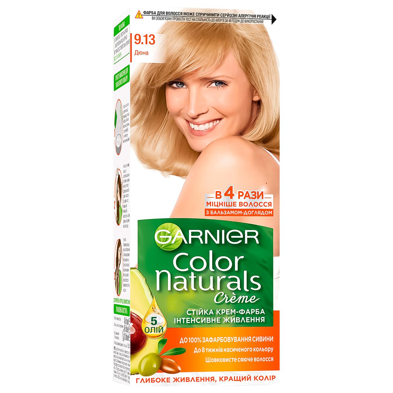 Hair dye Color Naturals resistant intensive nutrition 9.13