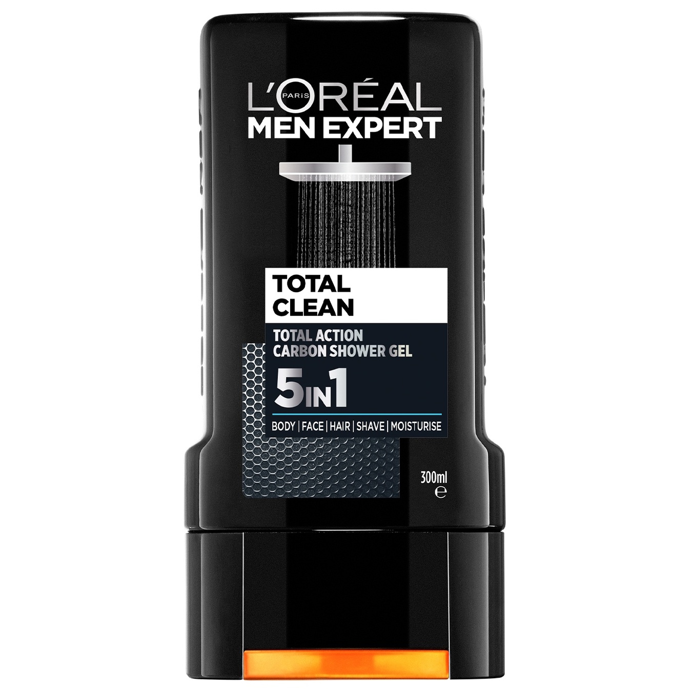 Shower gel 5 in 1 L'oreal men expert barber club total wedge 300 ml