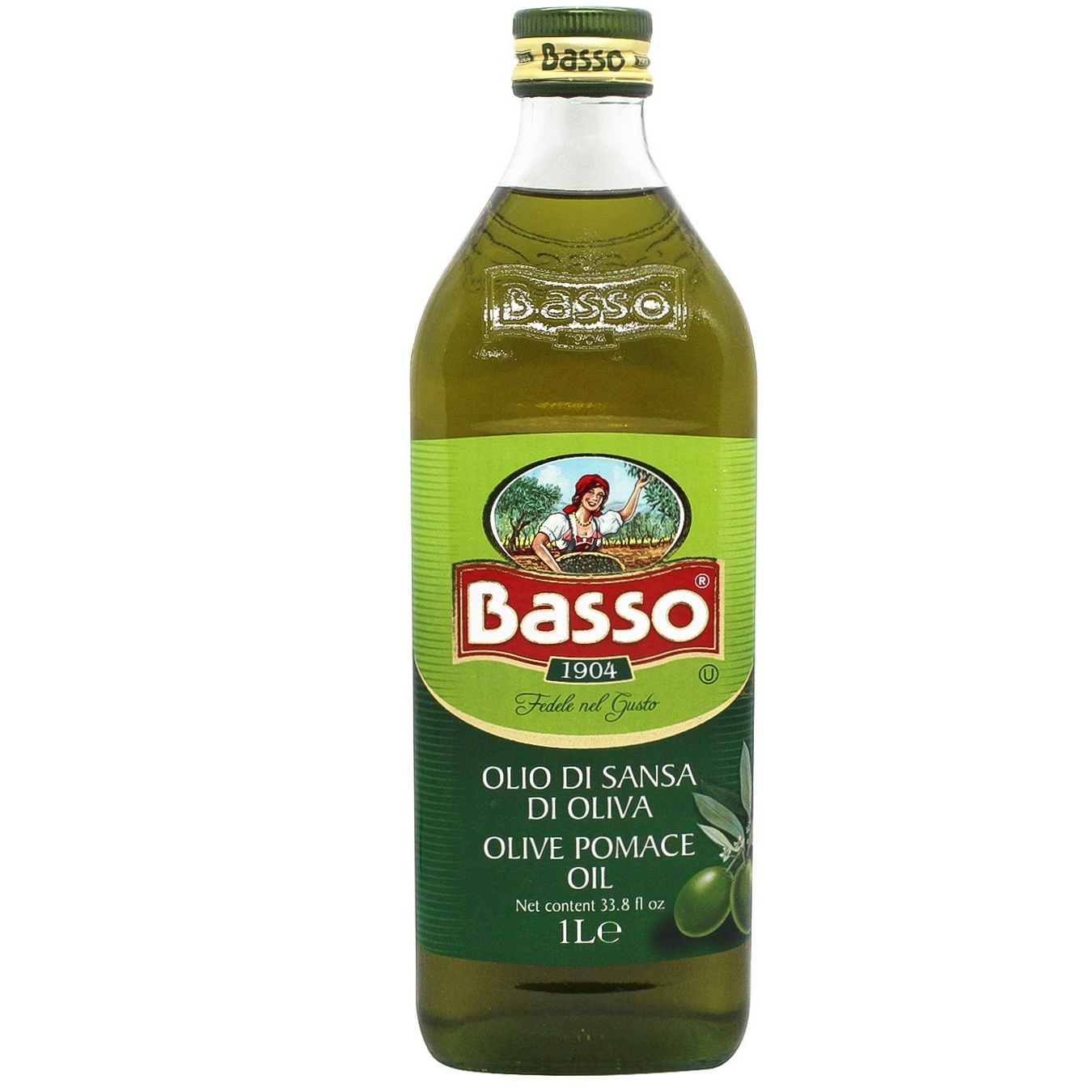 Олія оливкова Pomas Basso 1л