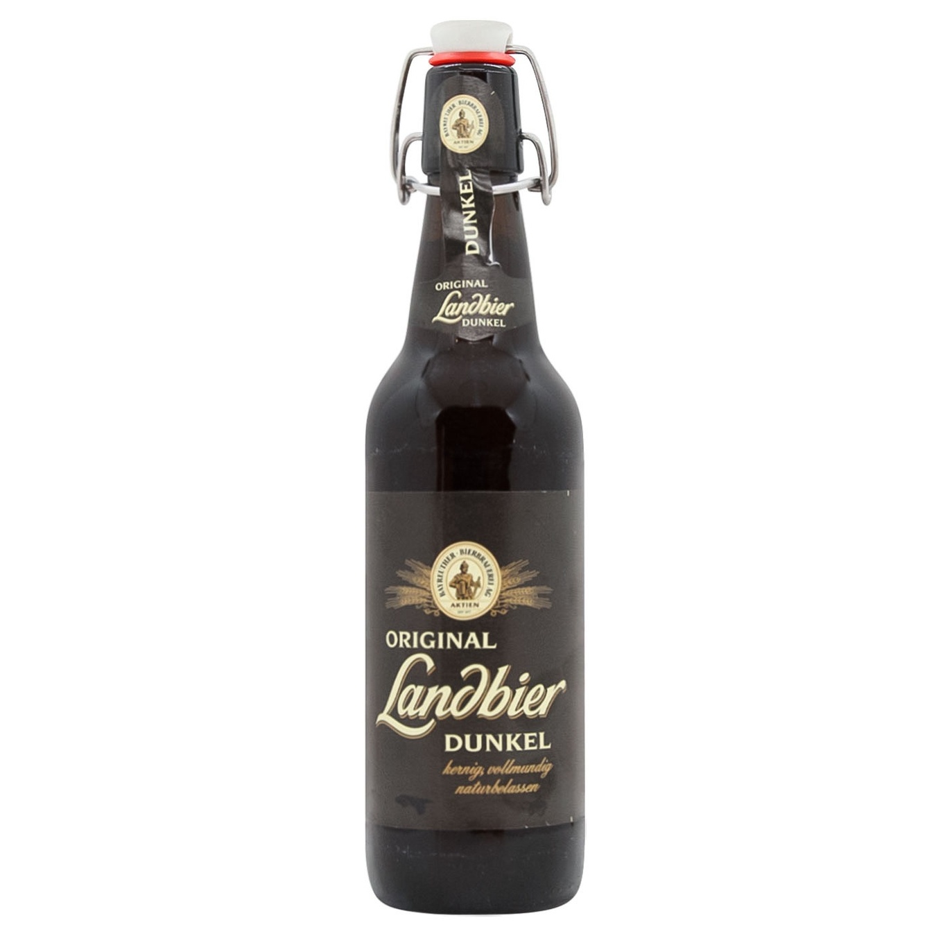 Пиво темное Landbier Dunkel 5,3% 0,5л стекло