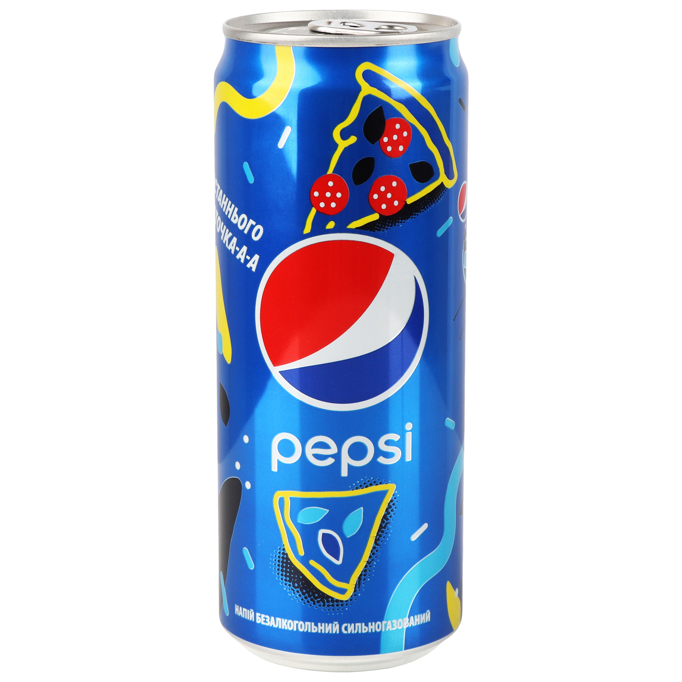 Напій газований Pepsi 330мл залізна банка 6