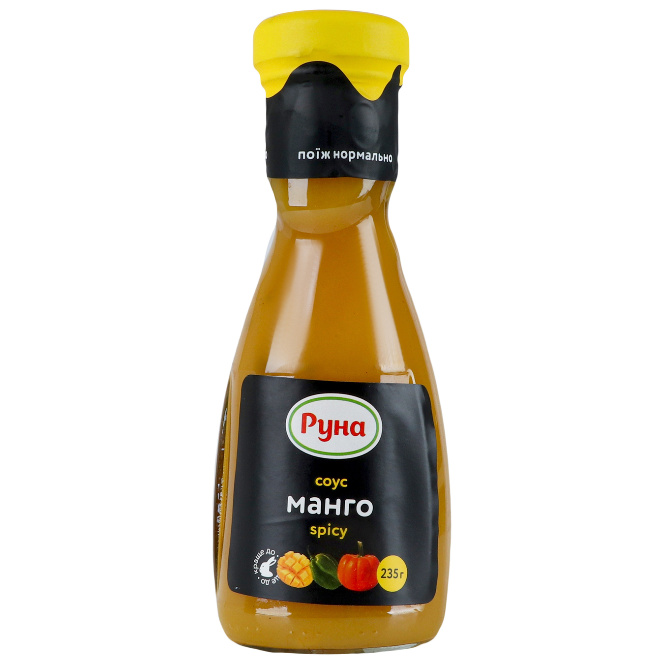 Sauce Runa mango spicy glass jar 235g