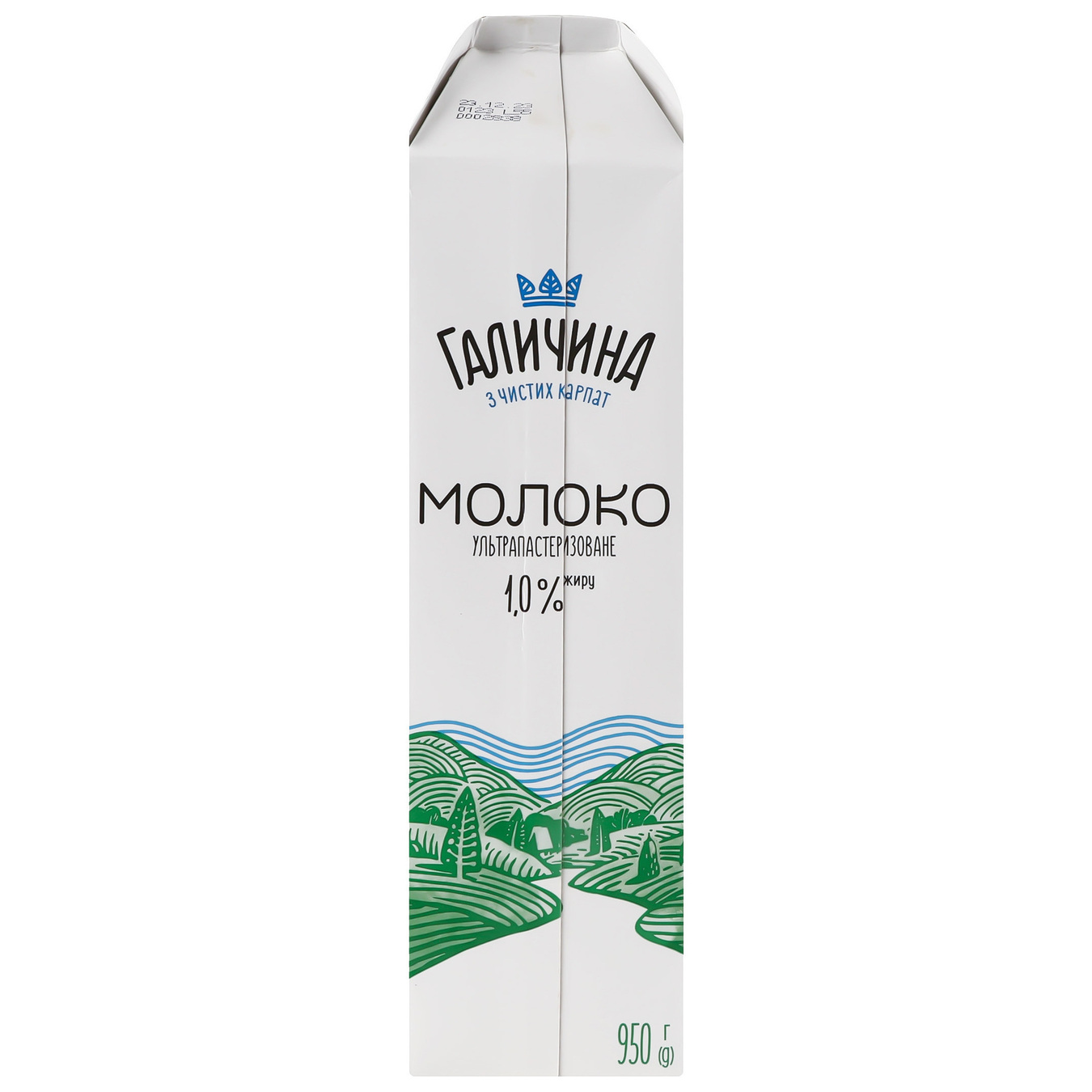 Milk Halychyna 1% 950g 3