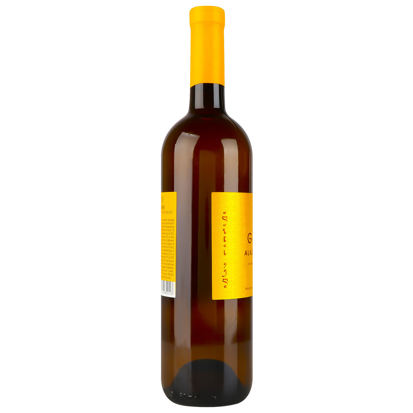 Вино Gurji Алазанская долина белое полусладкое 10,5% 0,75л 3