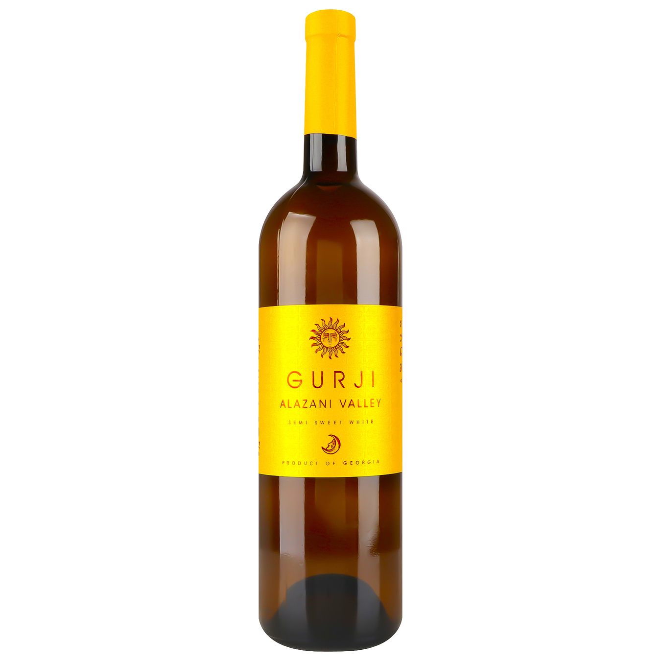 Gurji Alazan Valley white semi-sweet wine 10.5% 0.75 l 6