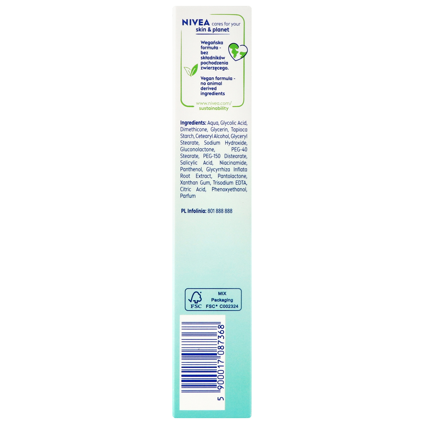 Nivea exfoliant for the face night derma skin clear 40 ml 4