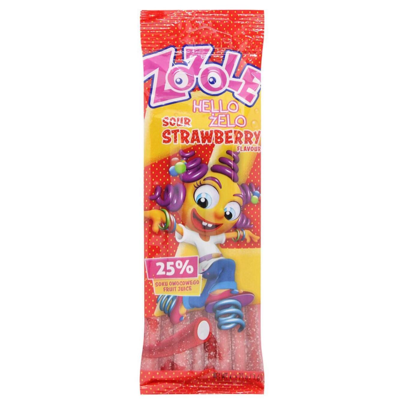 Jelly candies Zozole Strawberry 75g