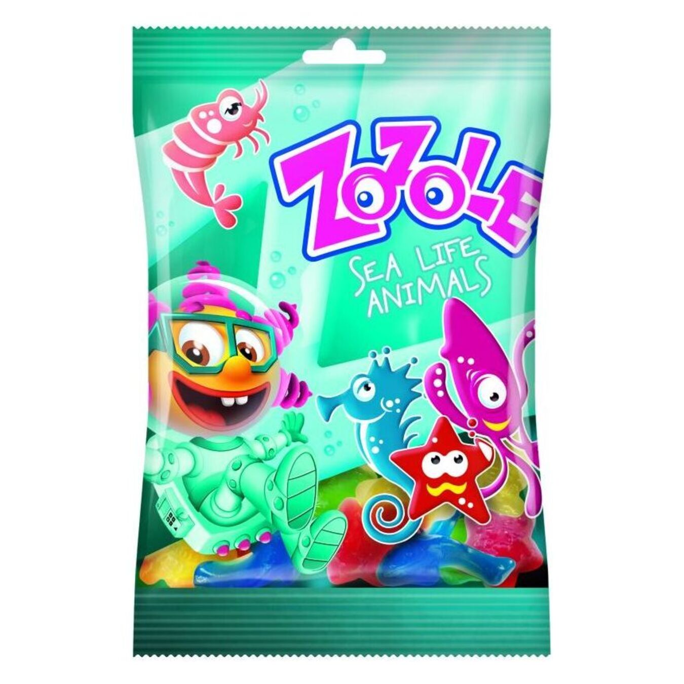 Jelly candies Zozole Sea Life 75g