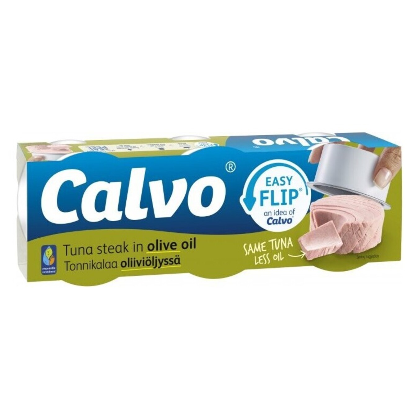 Тунец Calvo стейк в оливковом масле 3*65г