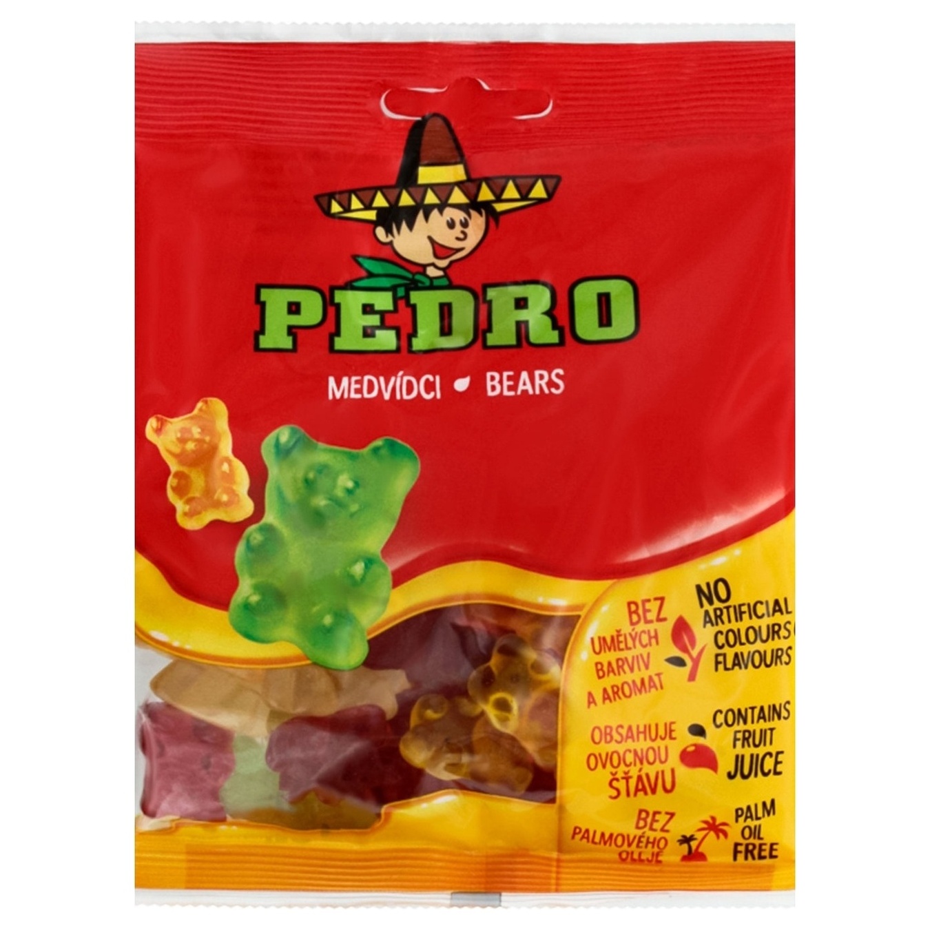 Жувальні цукерки Pedro Ведмежата 80г 