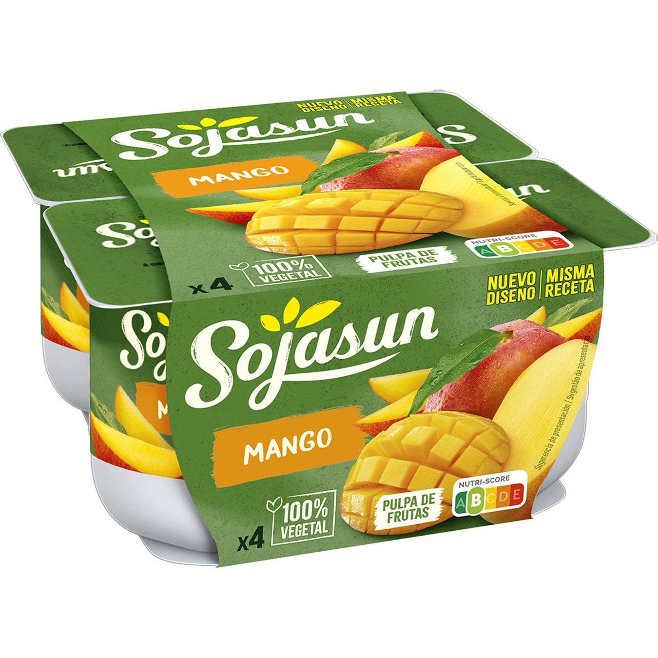 Sojasun soy yogurt with mango pulp 1pc 100g 2