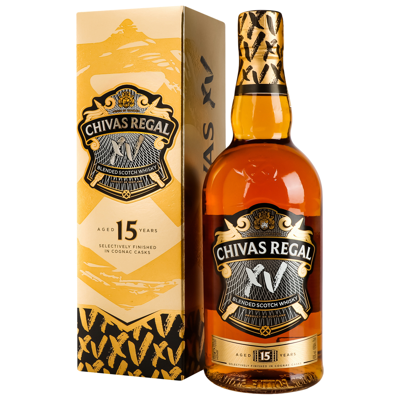 Виски Chivas Regal 15 лет в коробке 40% 0,7л