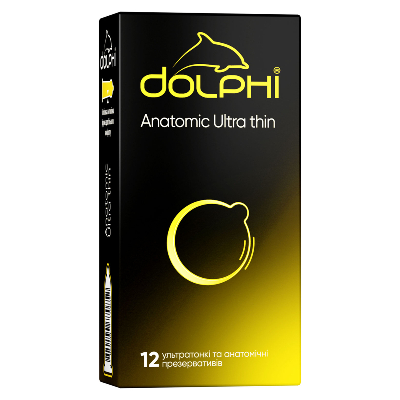Презервативи Dolphi анатомічні надтонкі 12 шт