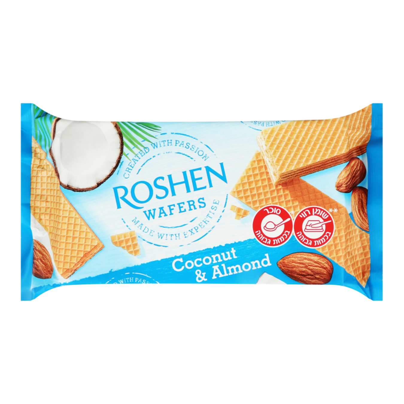 Roshen wafers coconut and almond 216g