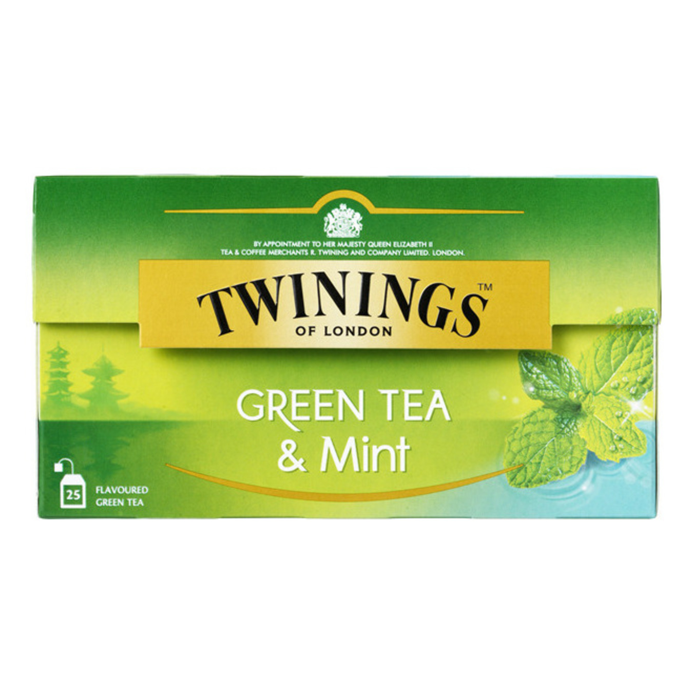 Чай зелений Twinings з м`ятою 25шт
