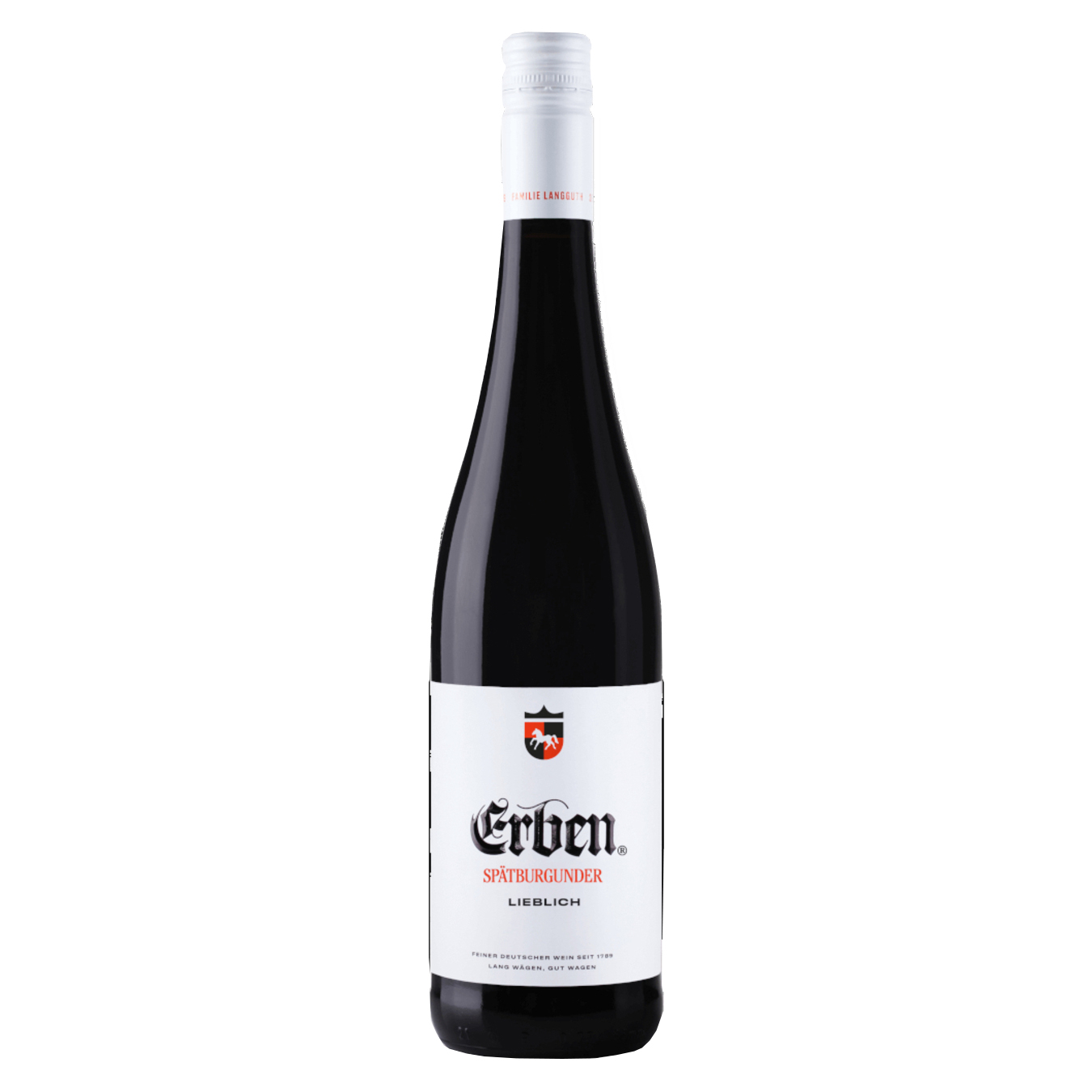 Вино Erben Spatburgunder Rheinhessen червоне напівсолодке 10,5% 0,75л