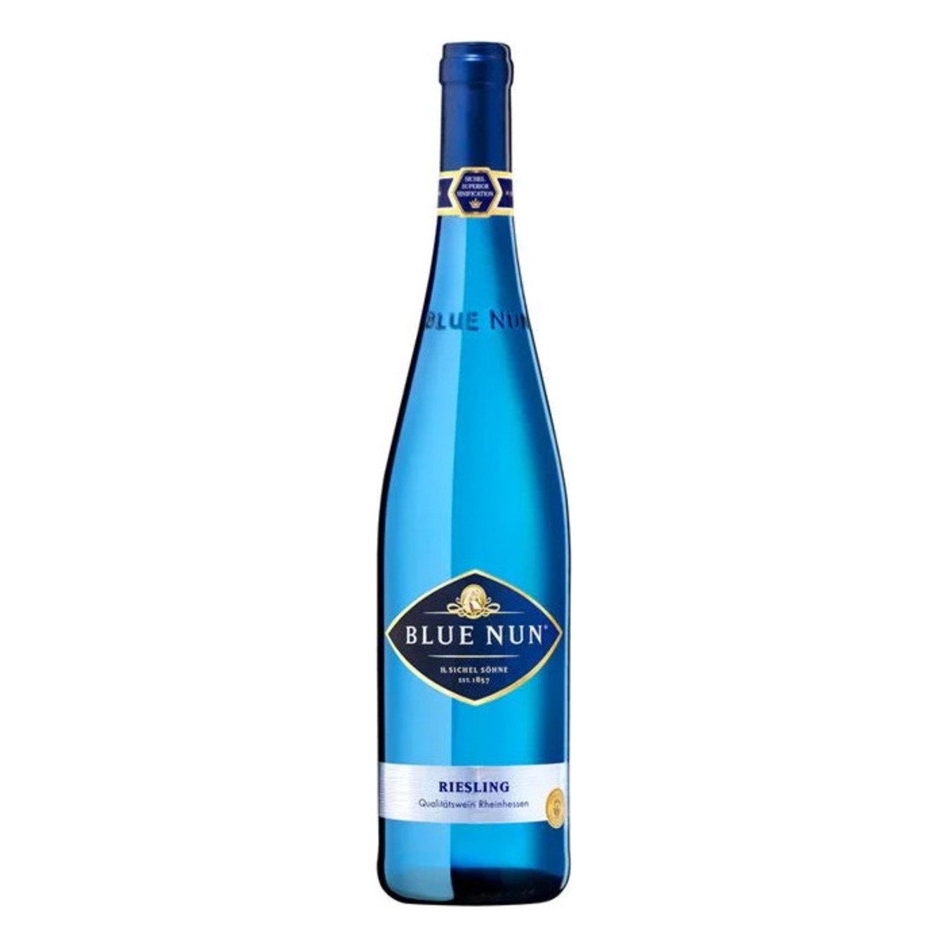 Вино Blue Nun Riesling Rheinhessen біле напівсолодке 10,5% 0,75л