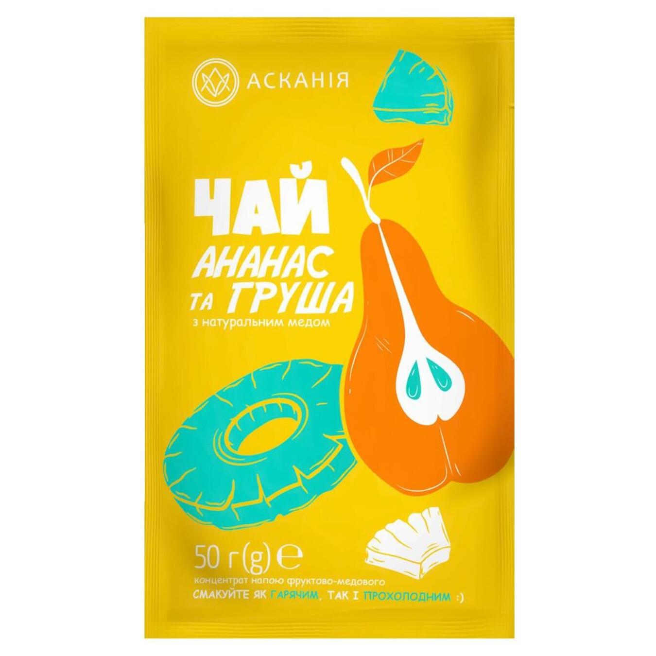 Tea sachet Askania concentrated Pineapple and Pear 50g