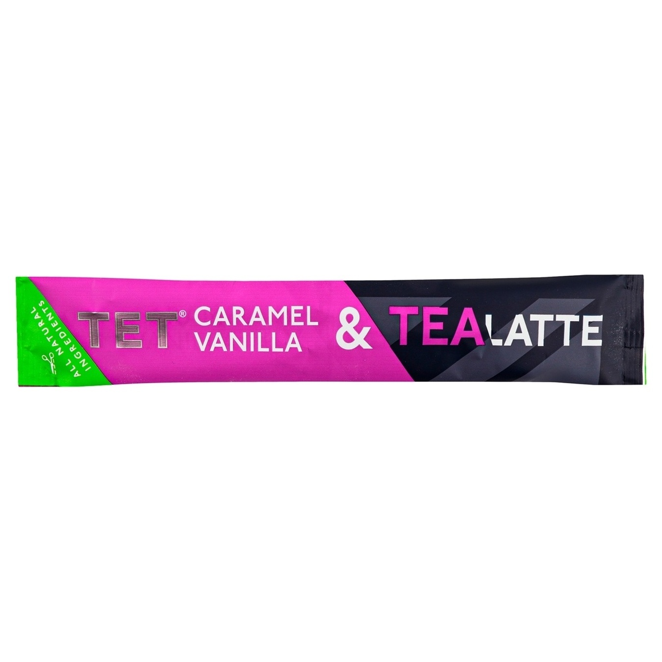 Напій на основі екстракту чорного чаю ТЕТ Ті Латте з ароматом Карамелі та Ванілі стік 9г