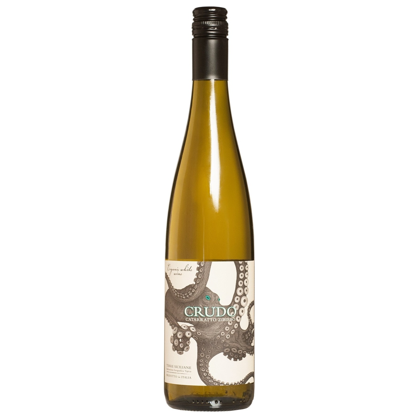 Вино Crudo Catarrato Zibibbo Organic біле напівсухе 12,5% 0,75л