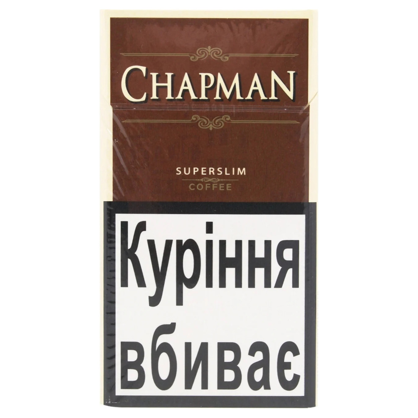 Cigarettes Chapman Coffee Superslim 20pcs (the price is indicated without excise tax)