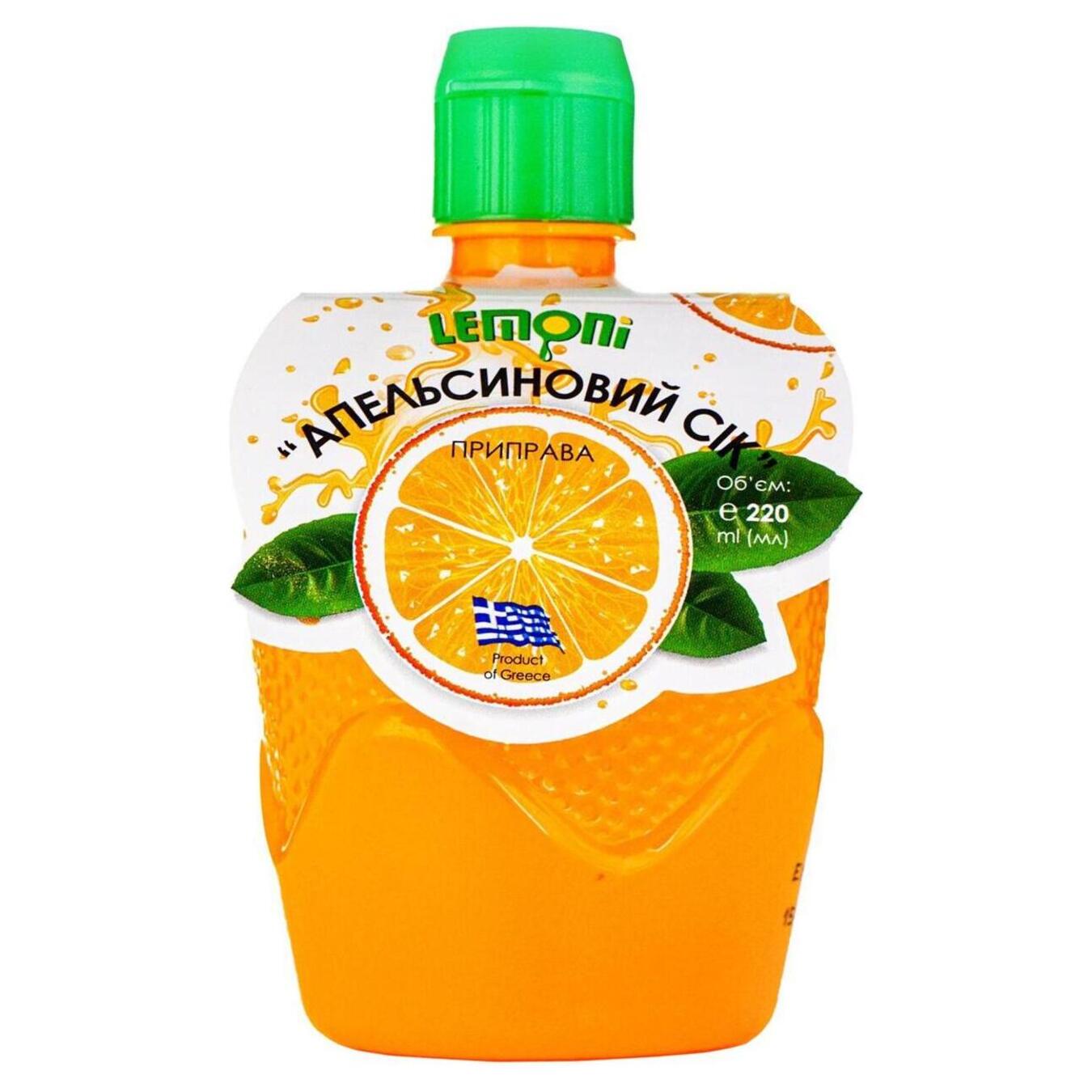 Сік апельсиновий Lemoni концентрат 220мл