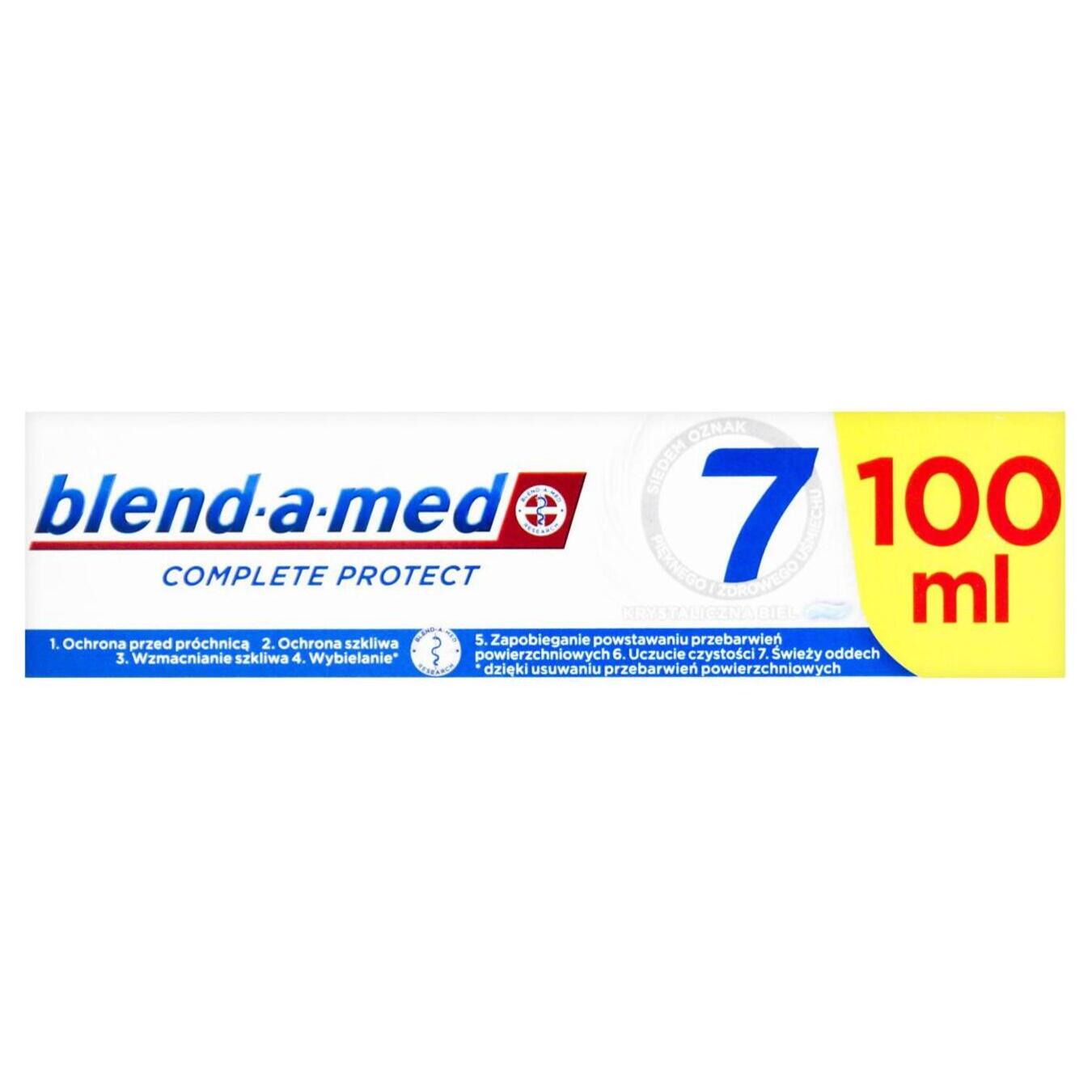 Паста зубная Blend-a-med complete защита 7 хрустальное белье 100мл