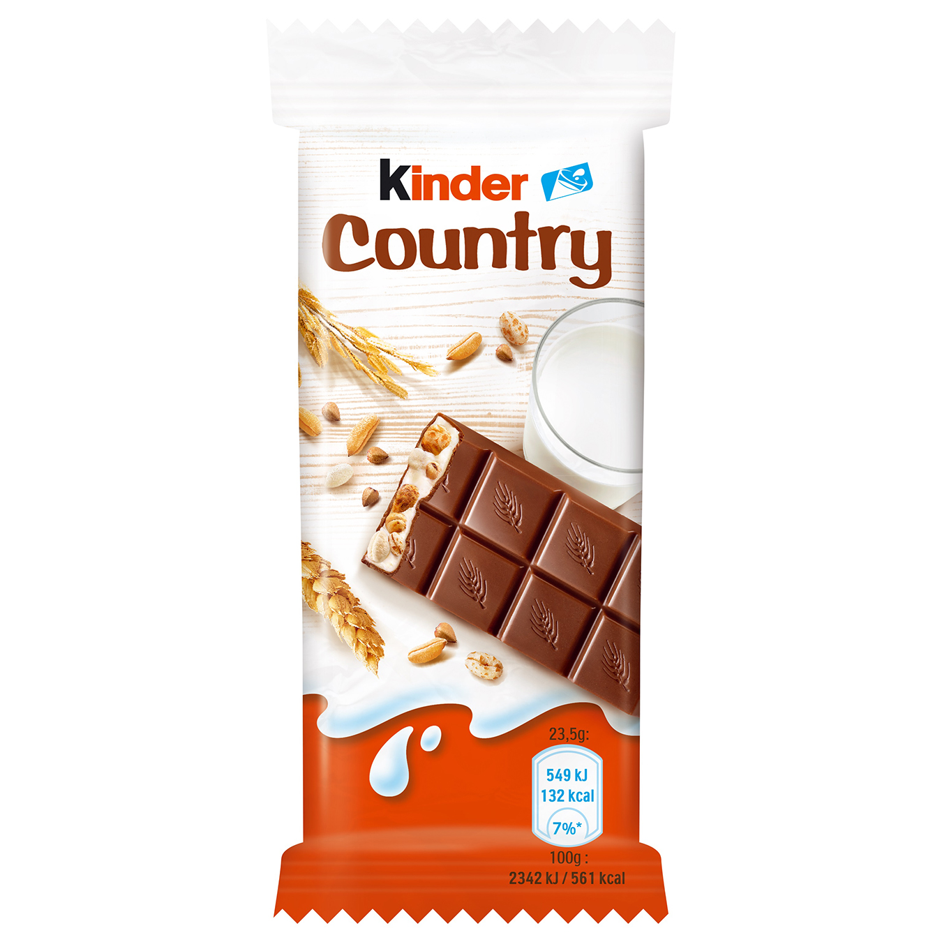 Kinder Milk Chocolate with Milky And Cereal Fillings 23,5g