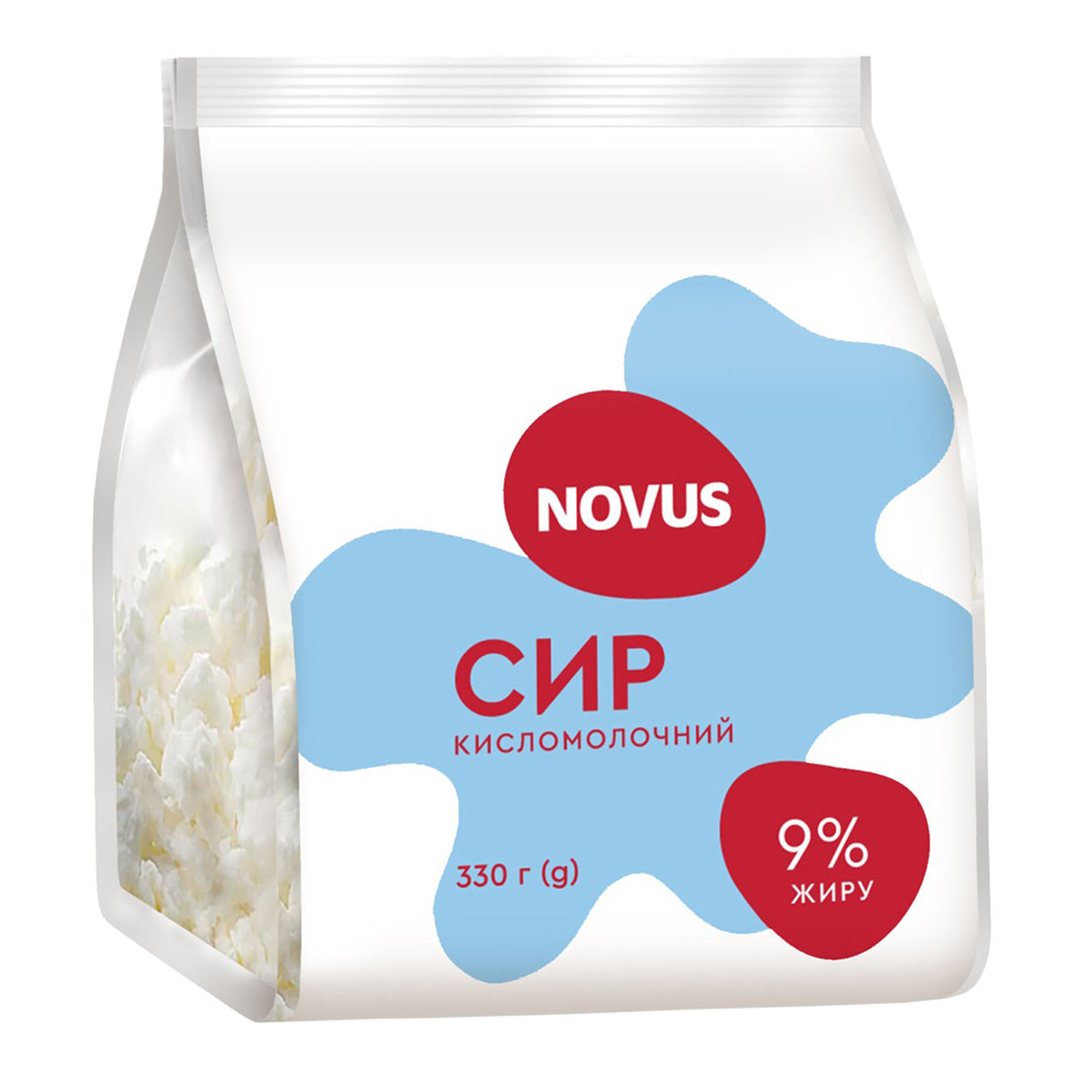 NOVUS sour milk cheese 9% 330g