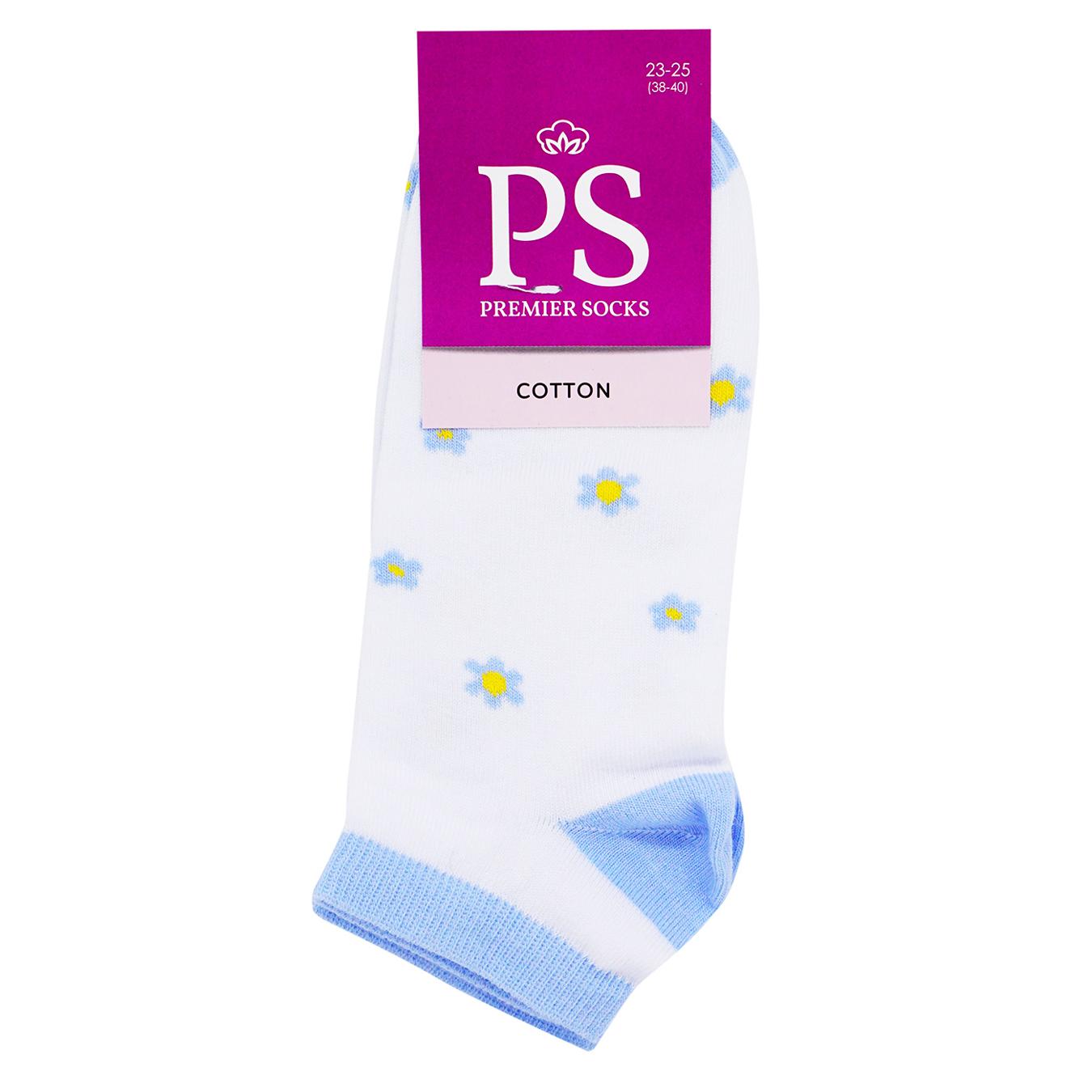 Шкарпетки жіночі Premier Socks короткі ромашки 23-25 розмір