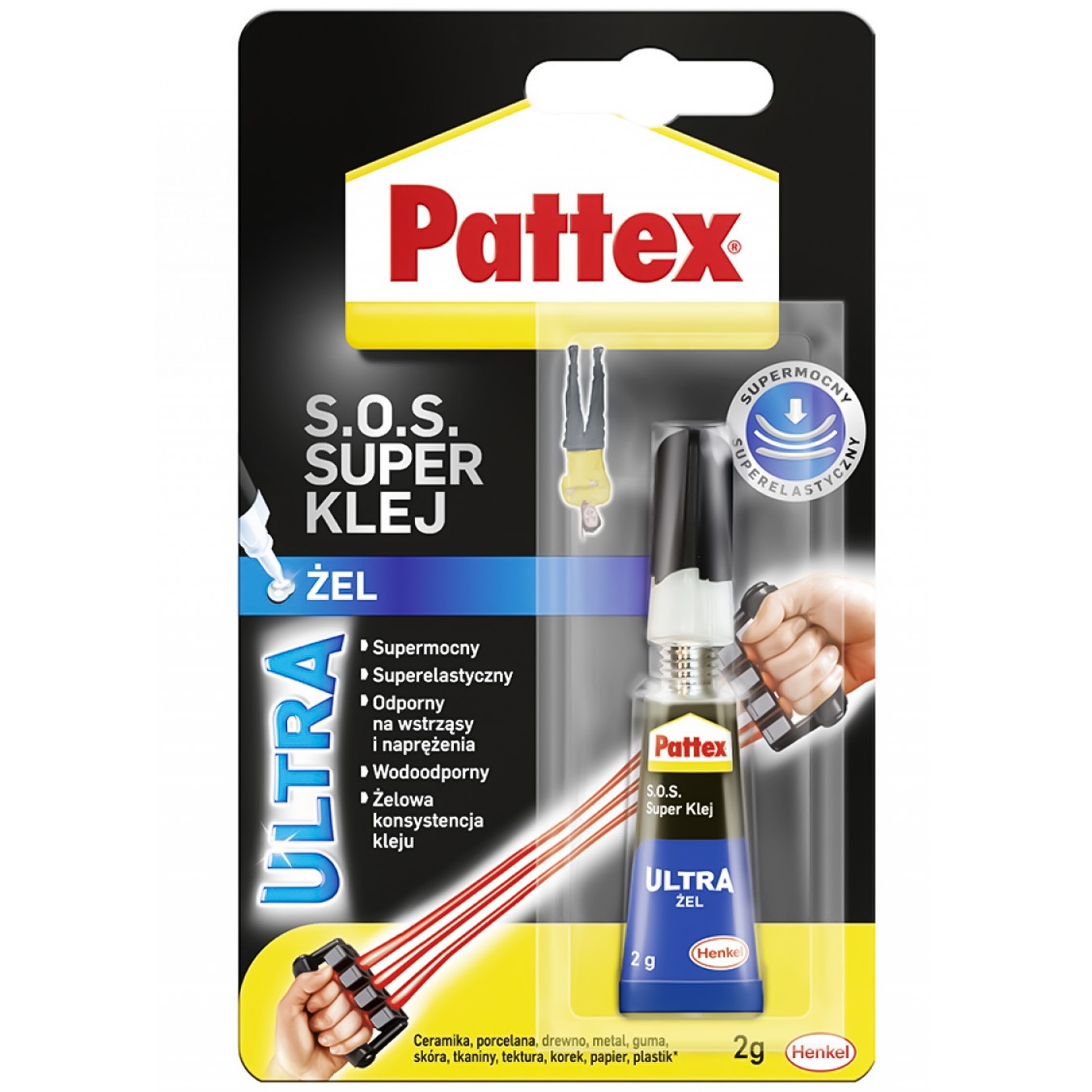 Glue gel Pattex Super blister 2g