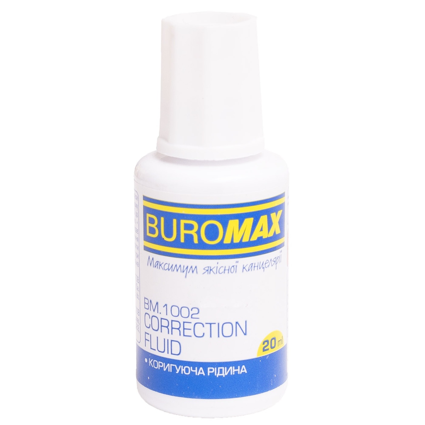 Корректирующяя жидкость BuroМax Jobmax с кисточкой 20мл