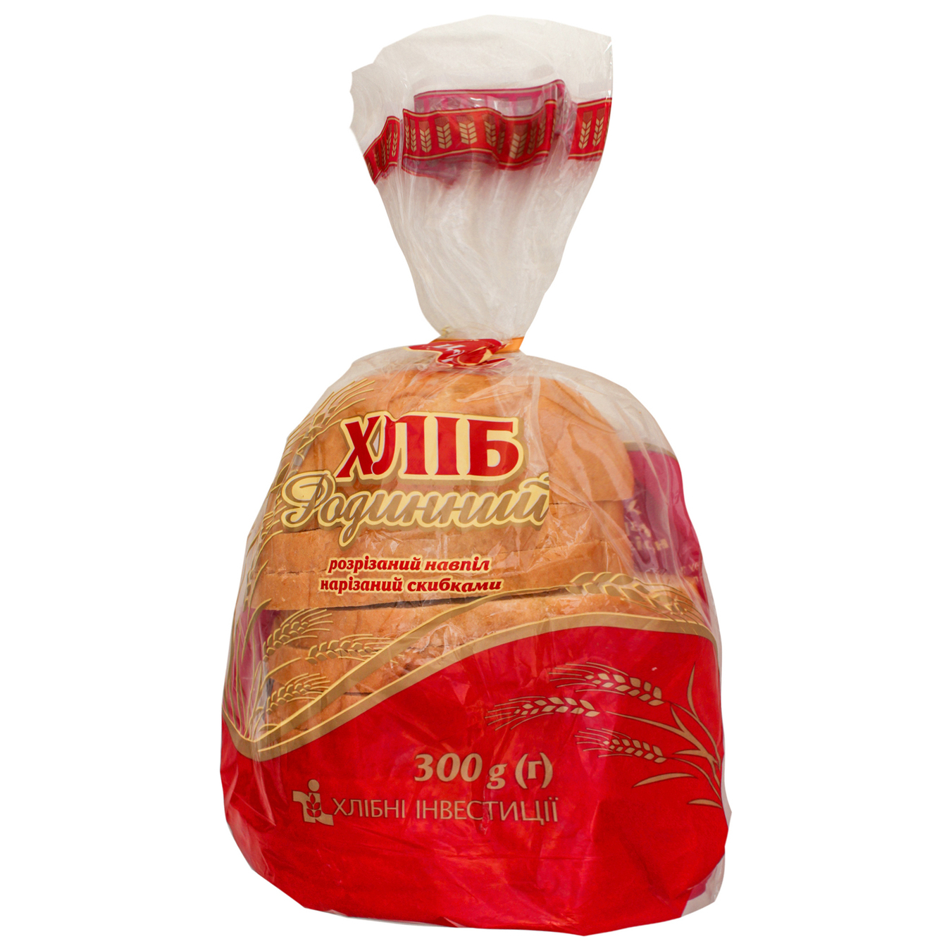 Хліб Цар Хліб Родинний половинка нарізний 300г 2