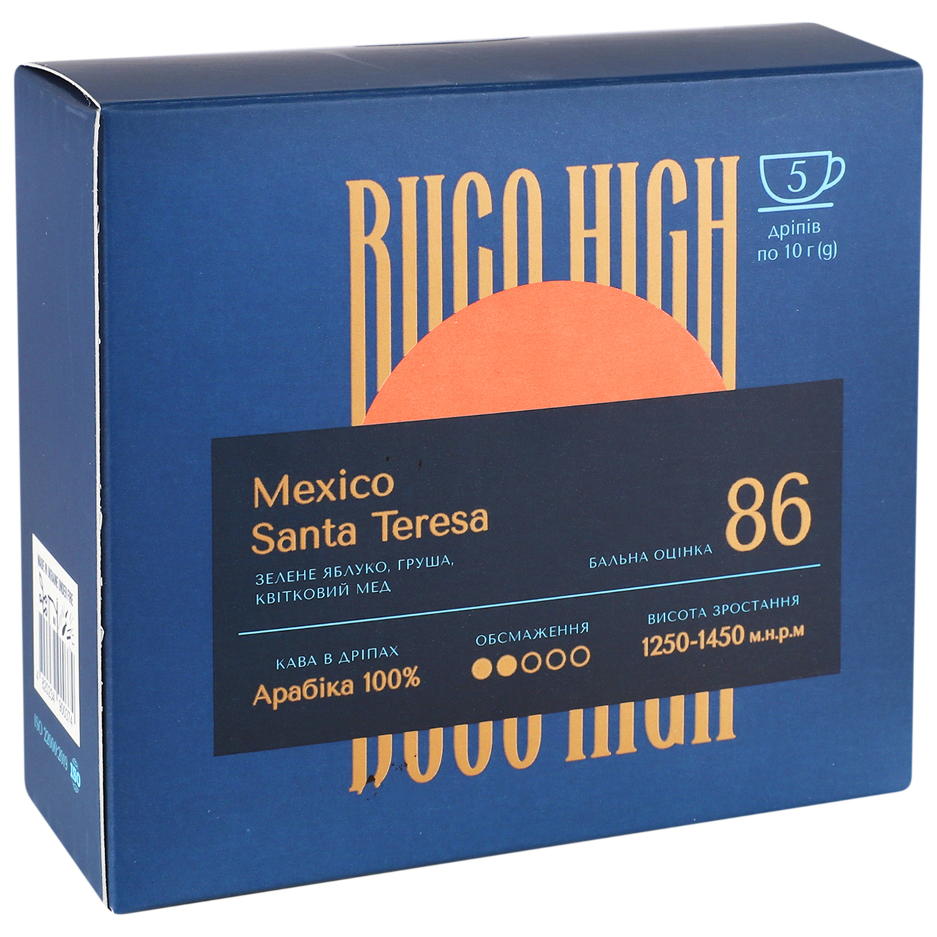Кофе в дрипах Buco High Mexico 5*10г 2
