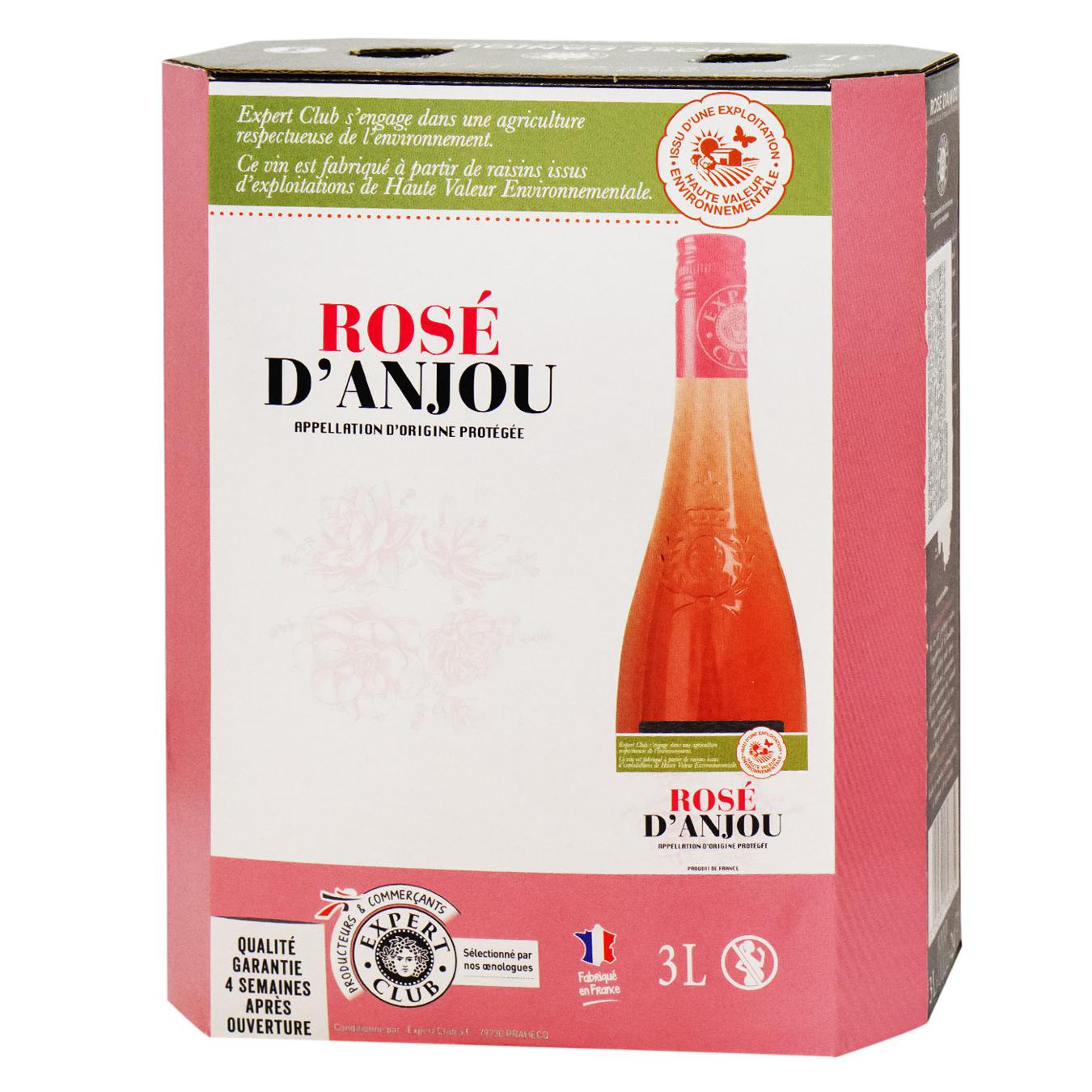 Вино La Croix du Pin Dʻanjou розовое сухое 10,5% 3л