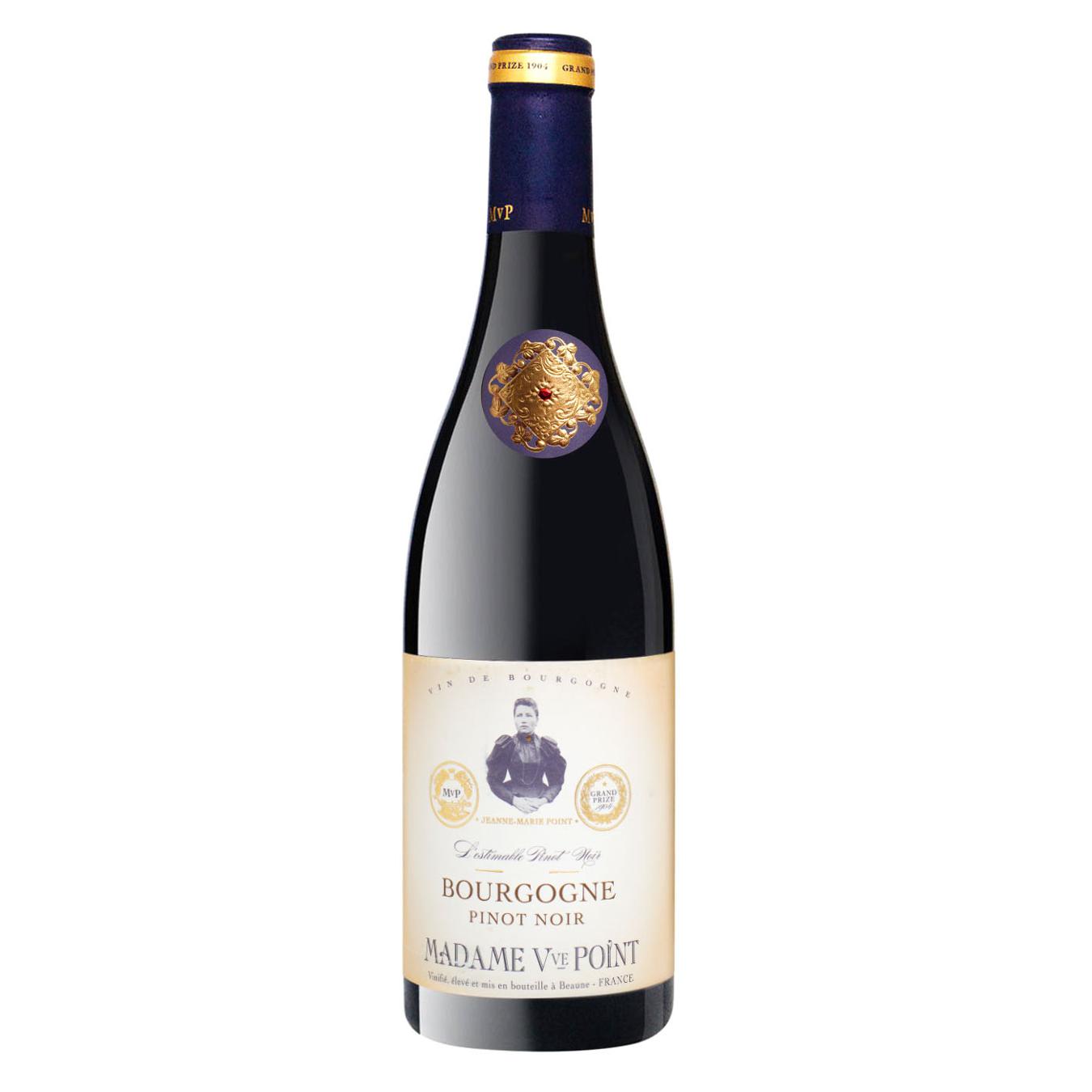 Вино Madame Veuve Point Bourgogne Pinot Noir красное сухое 13% 0,75л