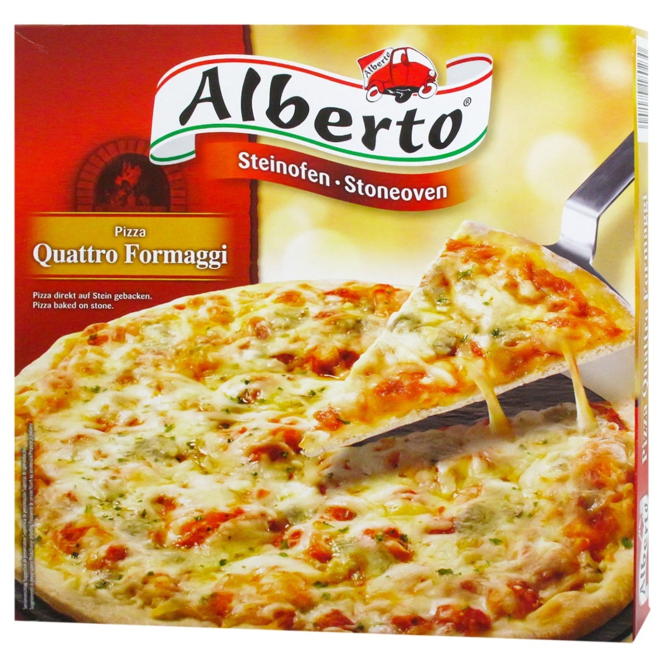 Pizza 4 cheese Alberto baked in a stone oven 320g
