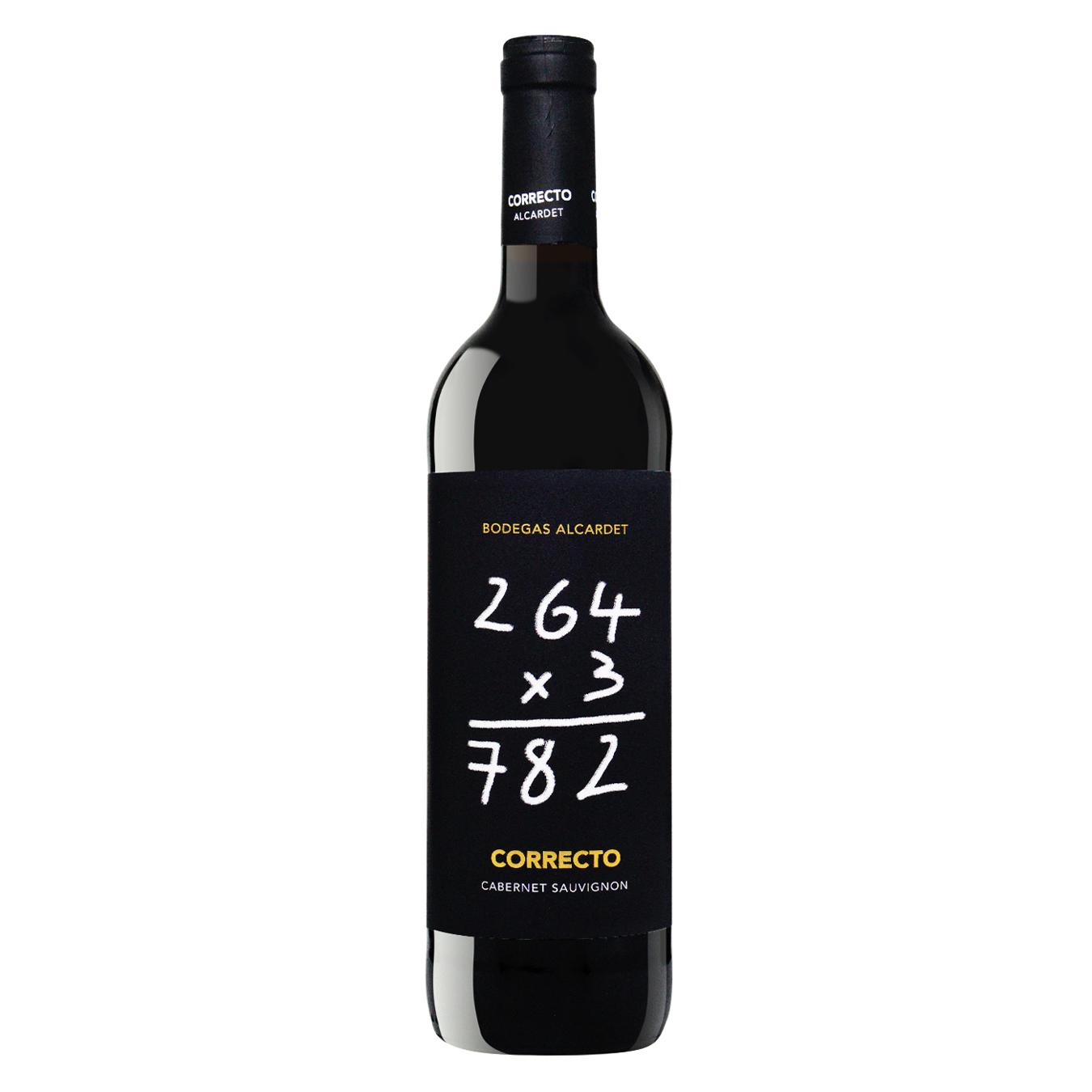 Correcto Cambernet Sauvignon red dry wine 13% 0.75 l