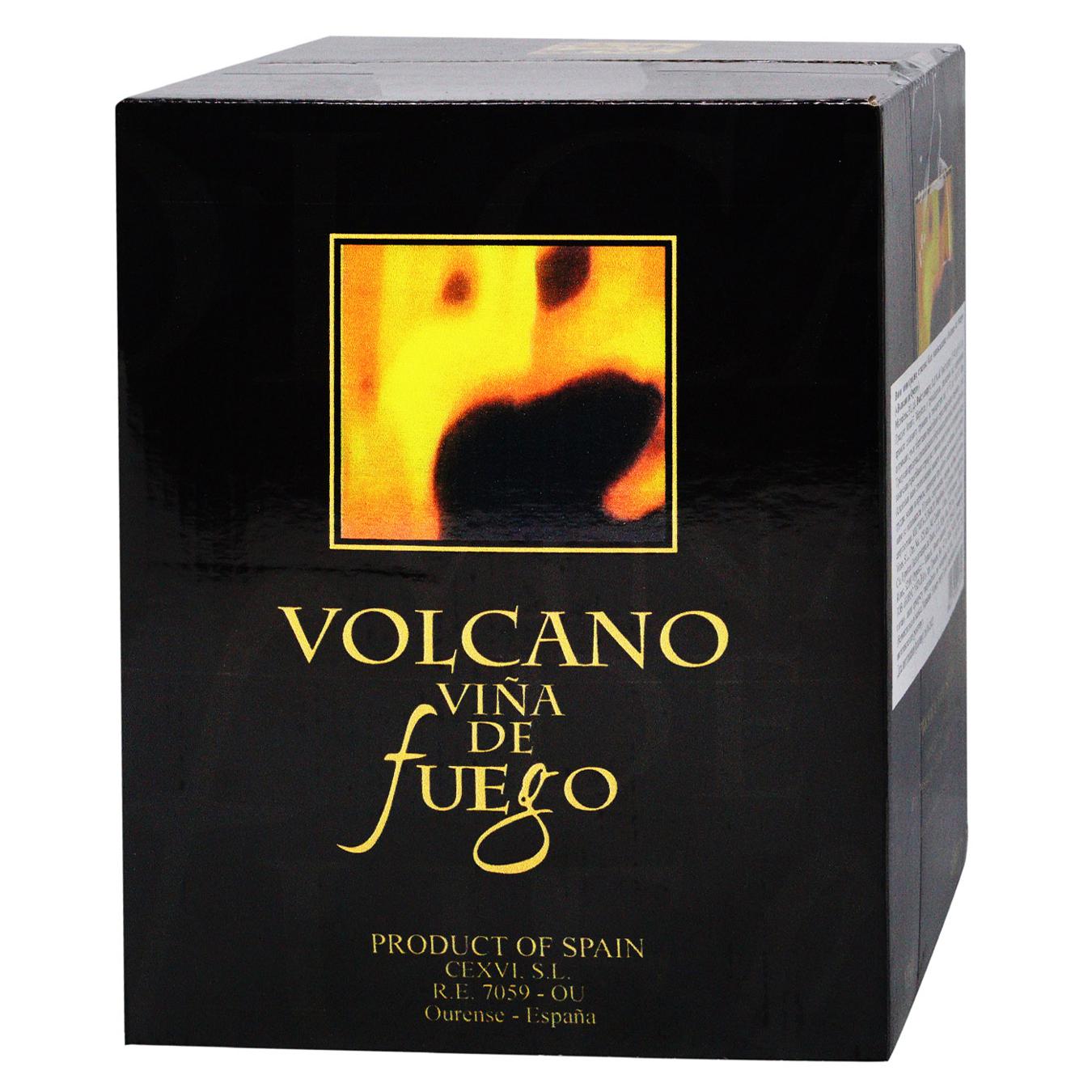 Вино Volcano de Fuego белое полусладкое 11% 3л