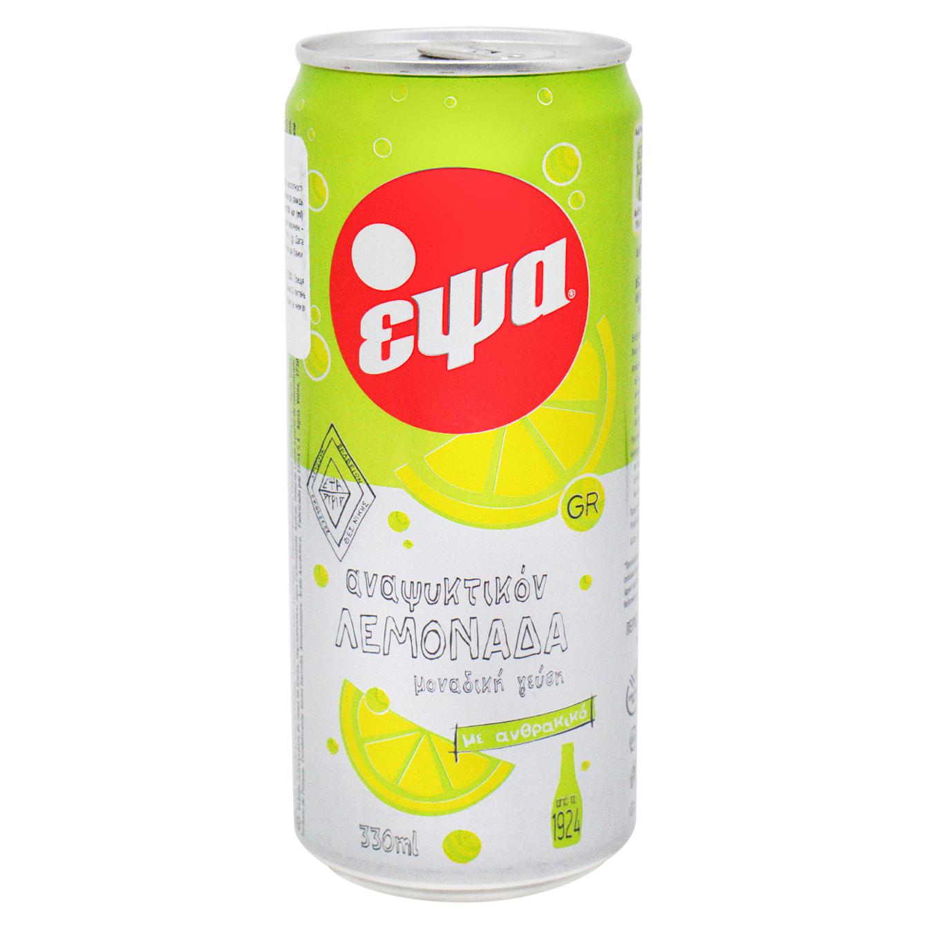 Carbonated drink Epsa Lemonade 0.33 l iron can