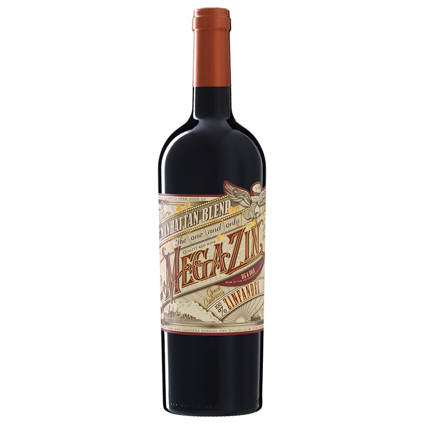 Вино Mare Magnum Zinfandel Mega Zin красное сухое 14% 0,75л