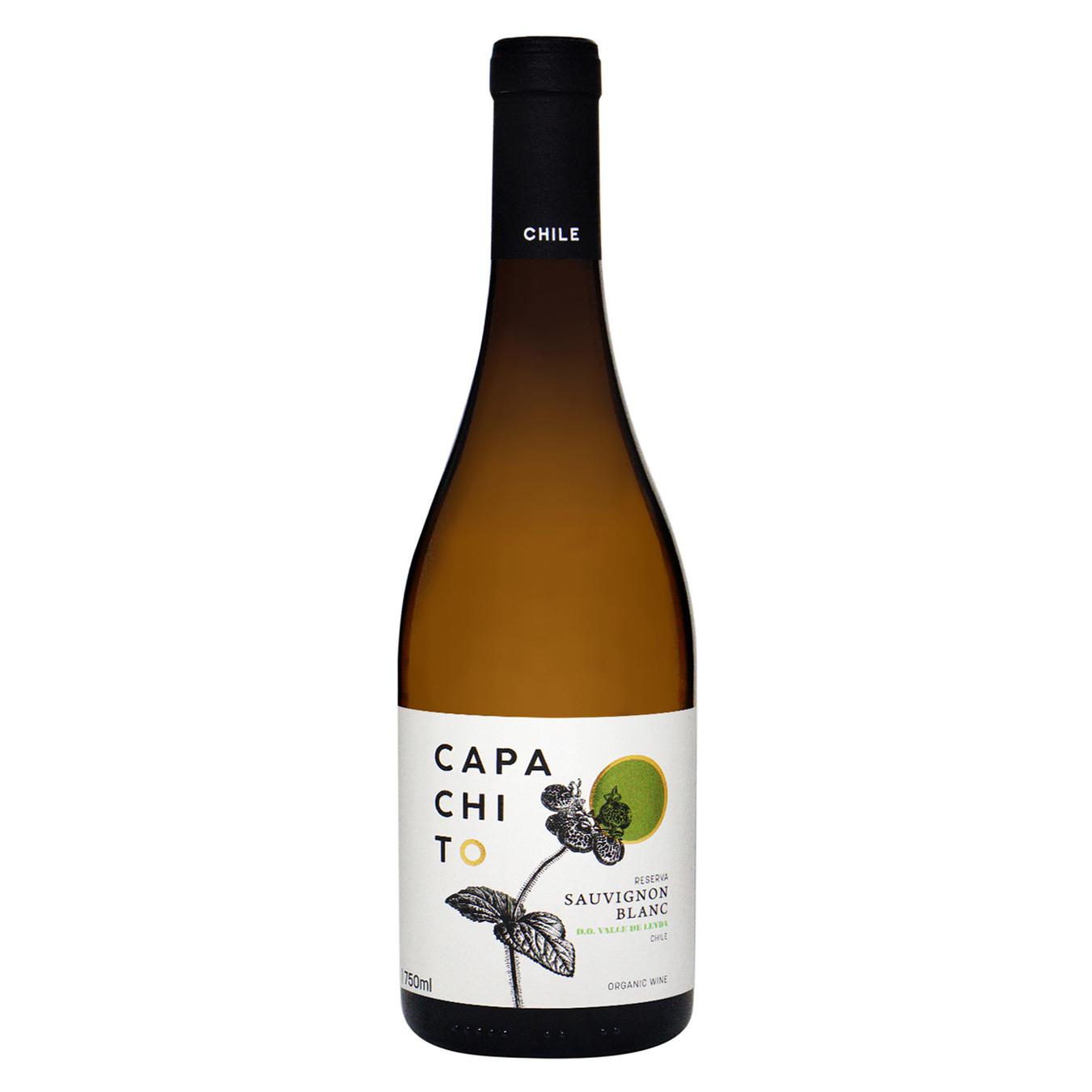 Вино Capacapachito Sauv белое сухое 12,5% 0,75л