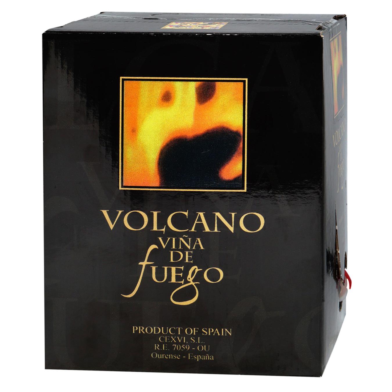 Вино Volcano de Fuego белое сухое 11% 3л