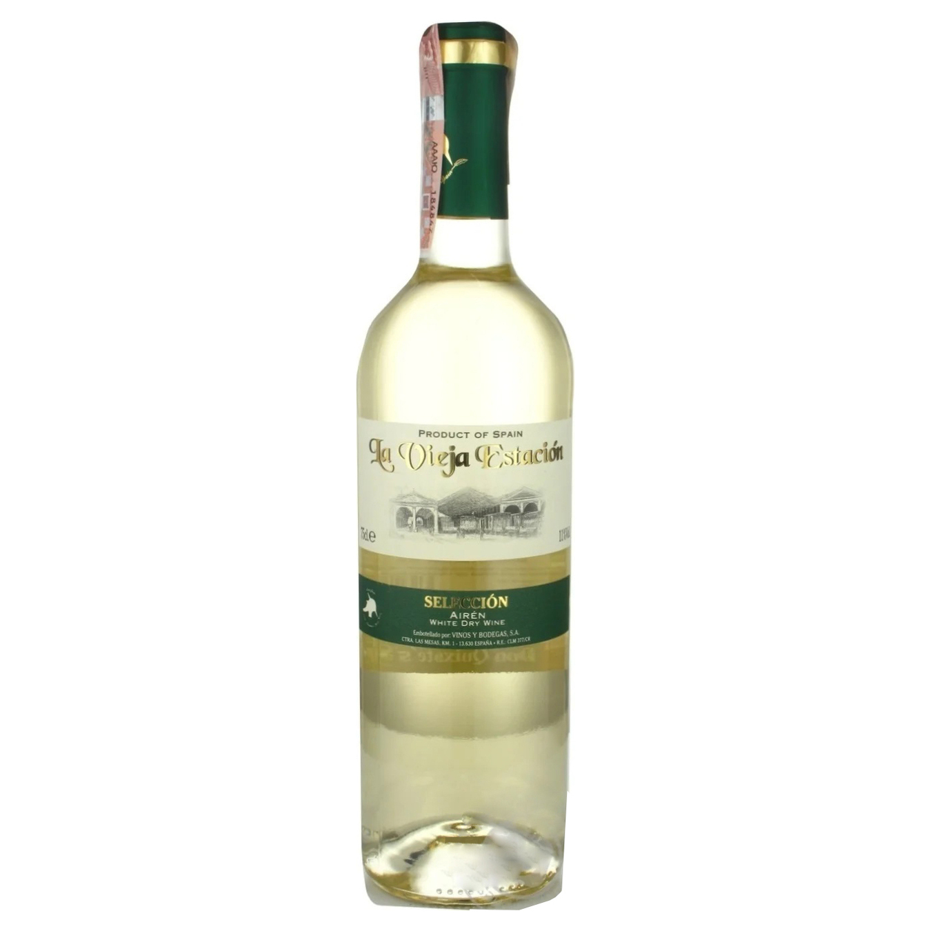 La Vieja Estación Airen Dry white dry wine 11% 0.75 l
