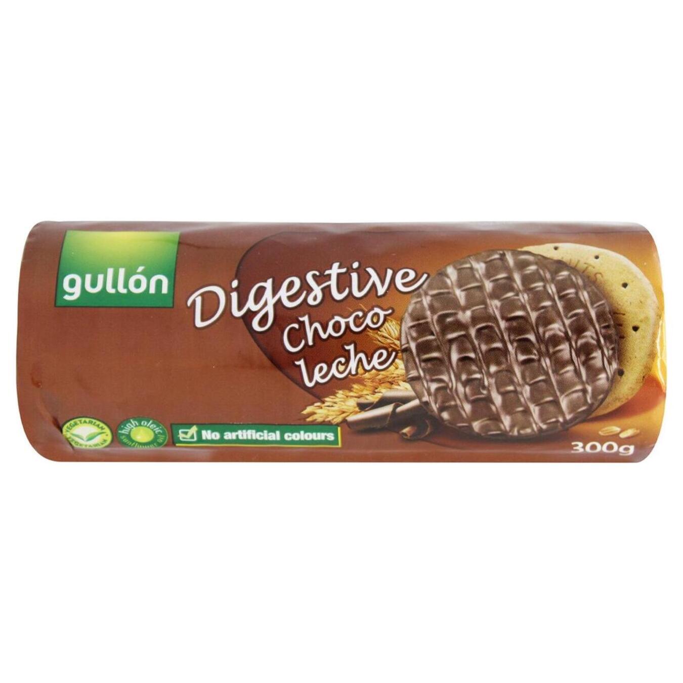 Gullon digestive cookies with chocolate 300g