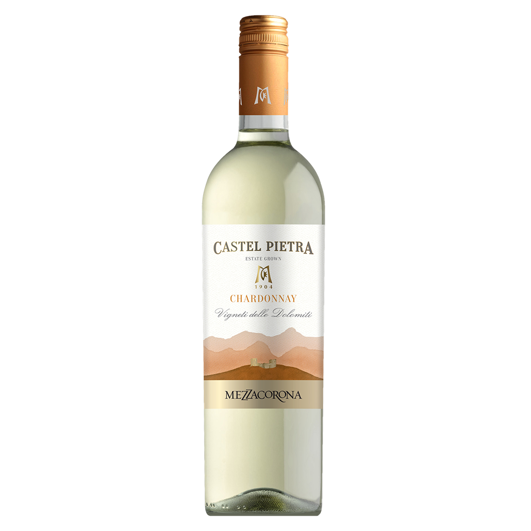 Castel Pietra Chardonnay IGT white dry wine 12% 0.75 l