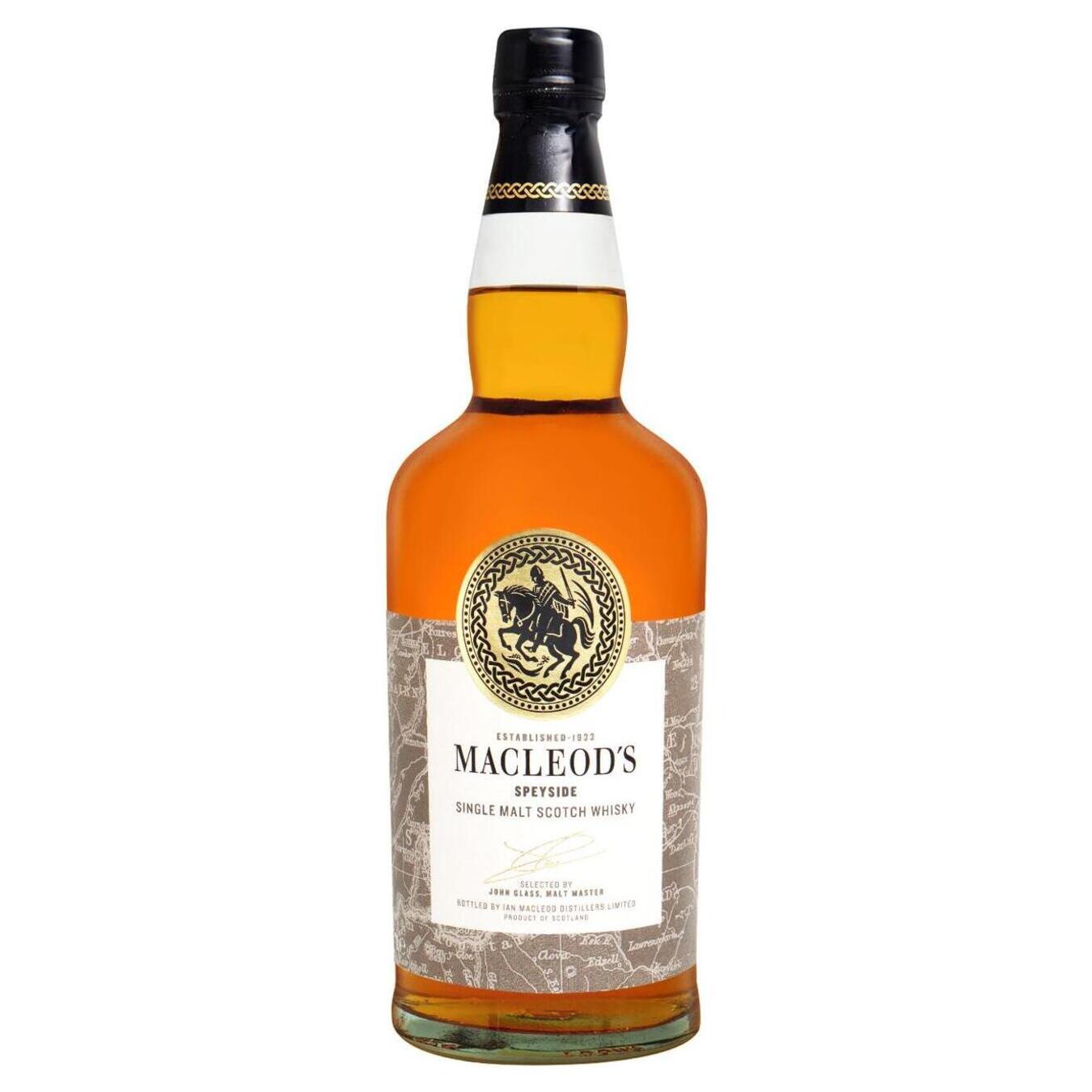Віски MacLeod's Speyside Single Malt Scotch 40% 0,7л