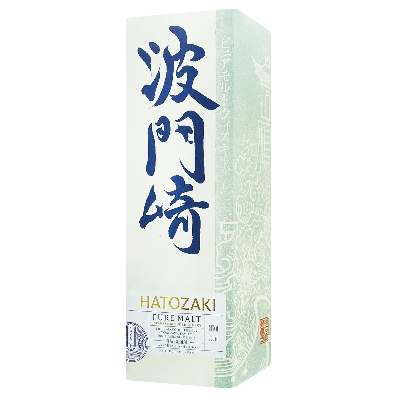 Hatozaki Pure Malt Japanese whiskey 46% 0.7 l